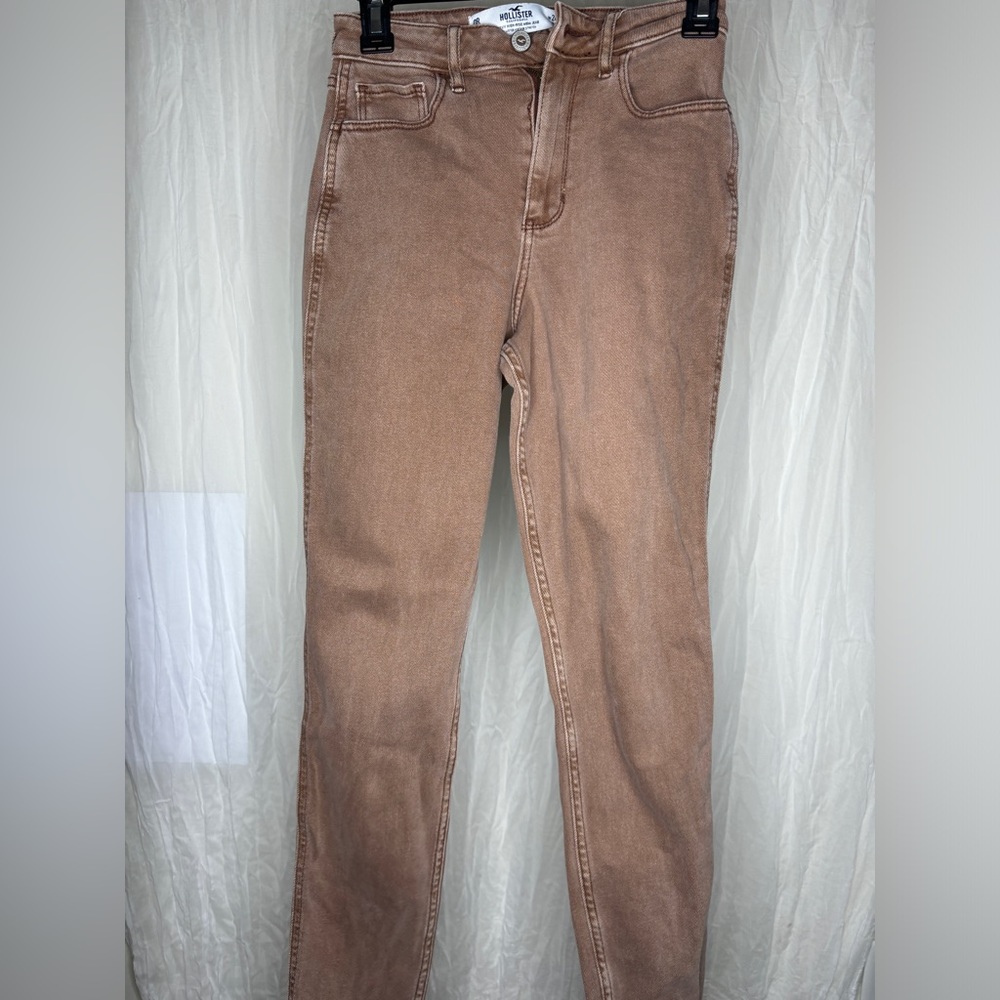 |Hollister Vintage Jeans| Faded Brown Vintage Stretch Curvy High-Rise Mom Jeans